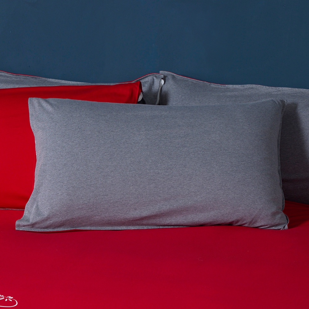 熊好呷 加大被套+枕套三件組-熱情紅產品圖