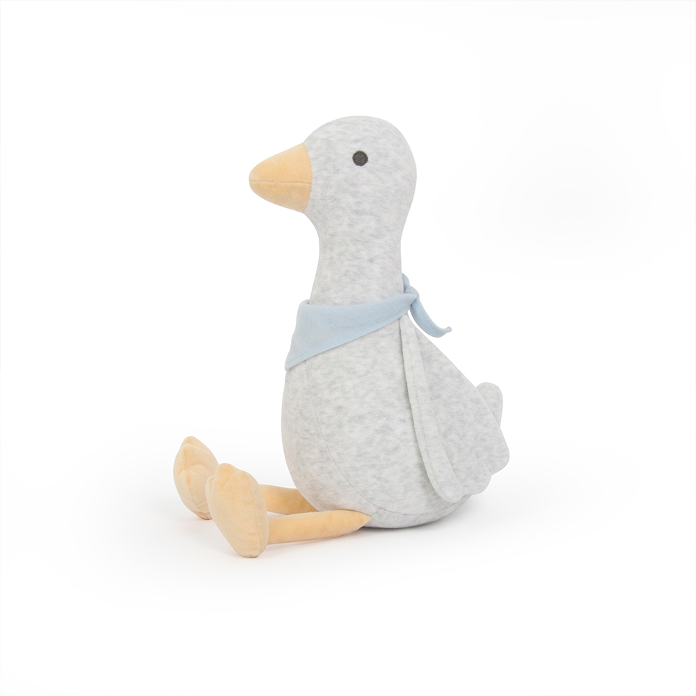 小鵝坐姿抱枕-銀白灰產品圖